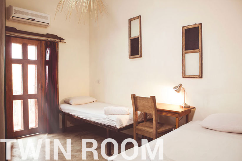 twin room - somewhere nice